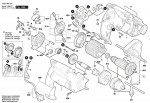 Bosch 0 603 386 503 Psb 650 Re Percussion Drill 230 V / Eu Spare Parts